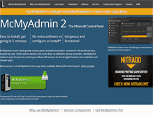 Tablet Screenshot of mcmyadmin.com